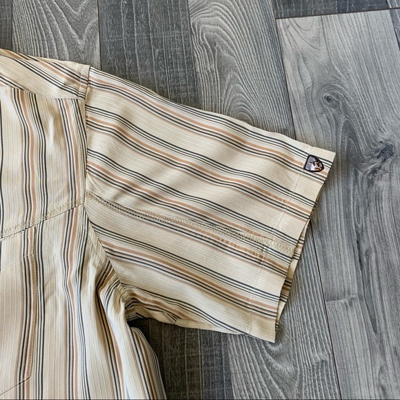 Kuhl Short Sleeve Button Up Striped Shirt - Picture 4 of 9
